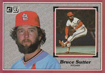 1983 DONRUSS ALL STAR - SUPERSTAR CARD #41 BRUCE SUTTER - ST LOIUS CARDINALS