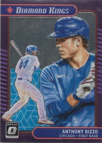 2021 Panini Donruss Optic Baseball Diamond Kings Insert - #21 ANTHONY RIZZO - CHICAGO  CUBS