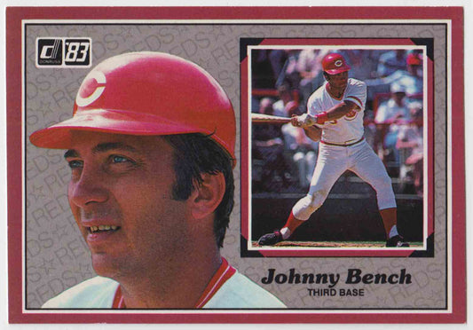 1983 DONRUSS ALL STAR - SUPERSTAR CARD #14 -JOHNNY BENCH - CINCINNATI REDS