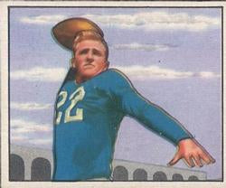 1950 BOWMAN #37 BOBBY LAYNE  DETROIT LIONS - REPRINT CARD **