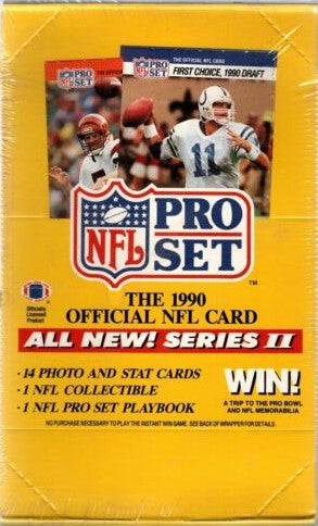 1990 Pro Set Series 2 NFL Football  PACK -  14 Cards per pack