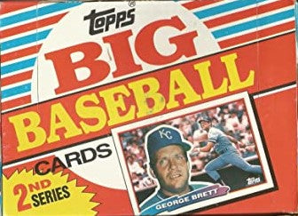 1988 Topps Big Baseball Cards 2nd Series Wax Pack - 7 LARGE CARDS PER PACK