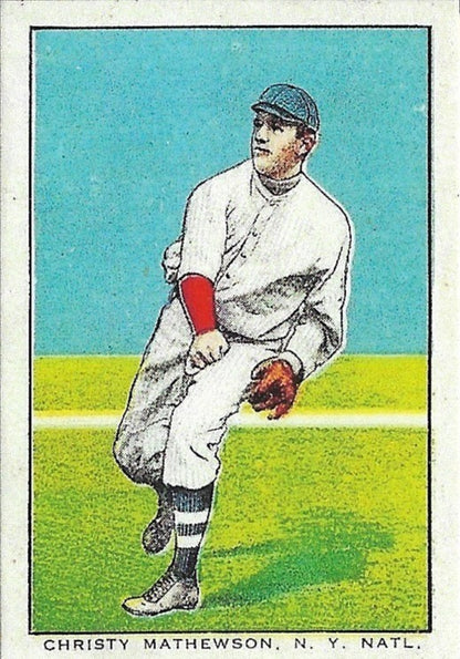 1911 D304 *Christy Mathewson* HOF Brunner's Bread Baseball Card.