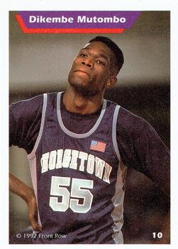 1992-93 Front Row Dream Picks DIKEMBE MUTOMBO #10 Georgetown University