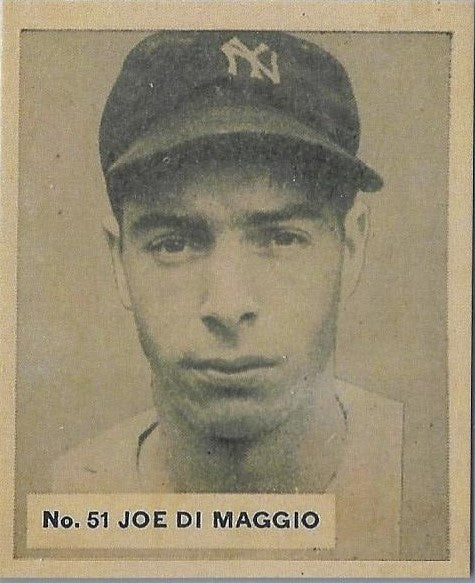 1936 World Wide Gum #51 JOE DIMAGGIO ROOKIE REPRINT CARD