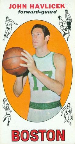1969-70 Topps #20 John Havlicek Rookie Reprint Card Boston Celtics