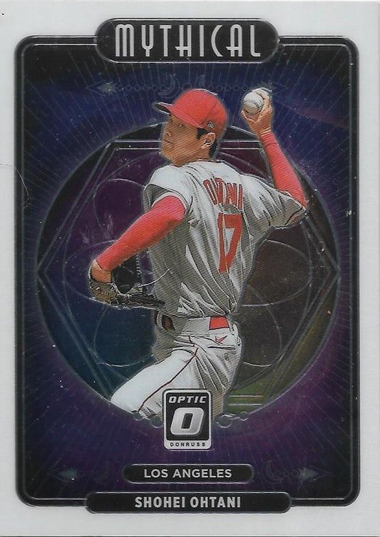 2021 Panini Donruss Optic Mythical  M25  SHOHEI OHTANI  LOS ANGELES ANGELS  INSERT CARD