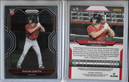 ROOKIE:  2021 Panini Prizm #70 PAVIN SMITH ARIZONA DIAMONDBACKS