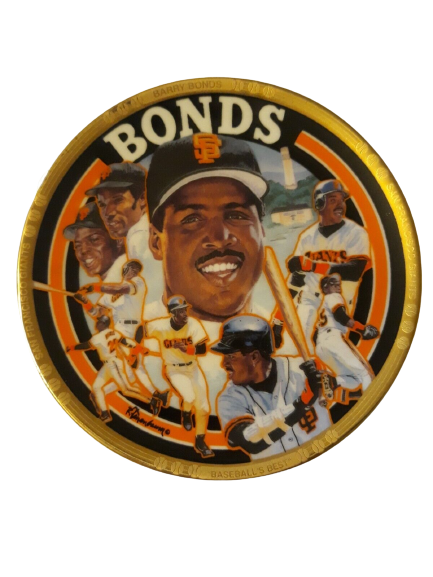 Sports Impressions Mini Plate Series BARRY BONDS - SanFrancisco Giants 4.5"