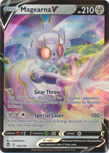 MAGEARNA V -  Silver Tempest Ultra Rare #128/195 Pokémon