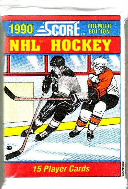 1990-91 Score Hockey  packs 15 cards per pack -