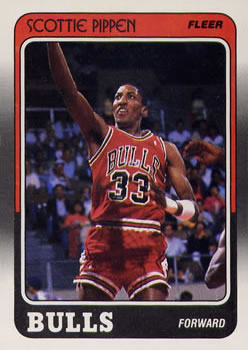 1988 Fleer #20 Scottie Pippen ROOKIE RP Card - Chicago Bulls