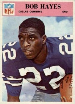 1966 Philadelphia #58 BOB HAYES  DALLAS COWBOYS rookie reprint card - Mint