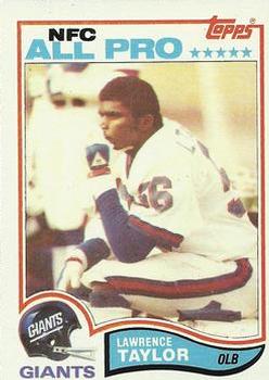 1982 Topps All Pro #434 LAWRENCE TAYLOR - New York Giants Rookie RP Card