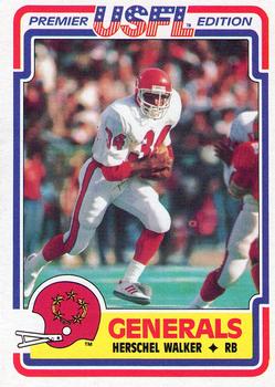 1984 Topps USFL Herschel Walker #74 ROOKIE REPRINT