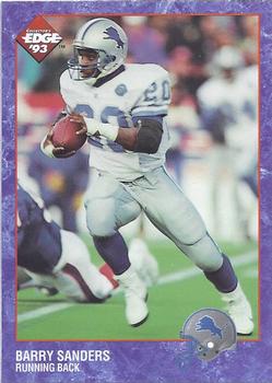 1993 COLLECTORS EDGE #64 FIRST EDITION CARD -  BARRY SANDERS - DETROIT LIONS