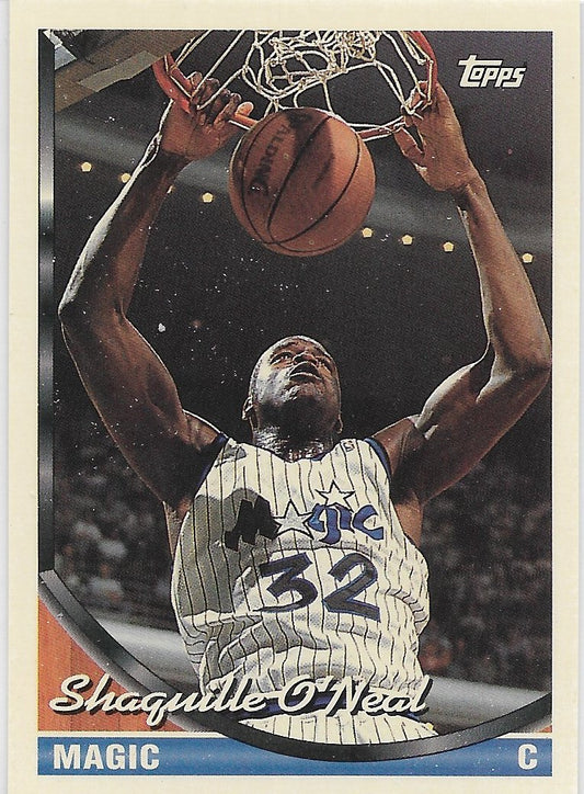 1993 TOPPS #181 HALL OF FAME PLAYERS - SHAQUILLE O'NEAL - ORLANDO MAGIC