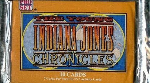 1992 PRO SET YOUNG INDIANA JONES CHRONICLES CARD PACKS.