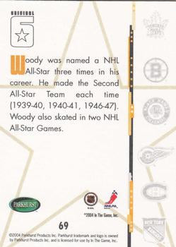2003-04 Parkhurst Original Six Boston Bruins WOODY DUMART #69 HOCKEY HALL OF FAME