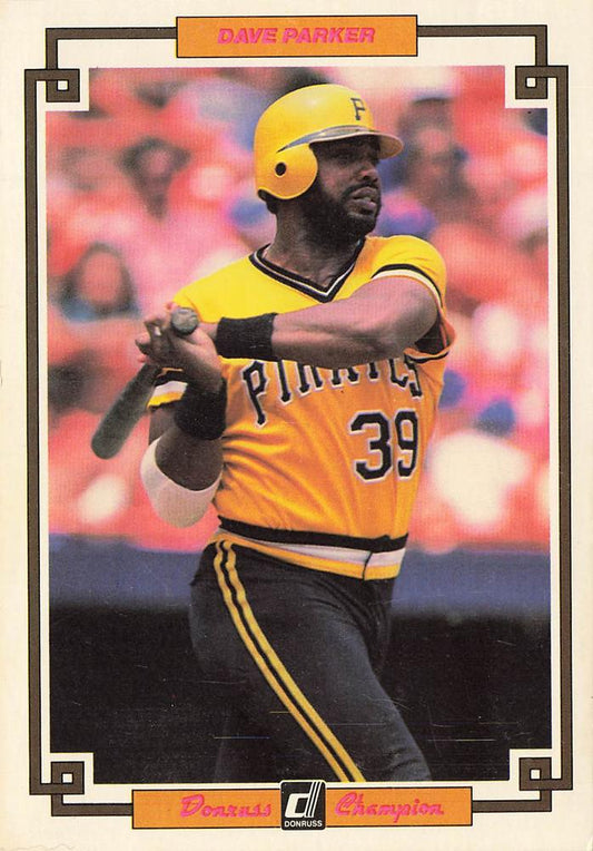 1984 DONRUSS CHAMPIONS "OVERSIZED CARD" #57 DAVE PARKER - PITTSBURGH PIRATES