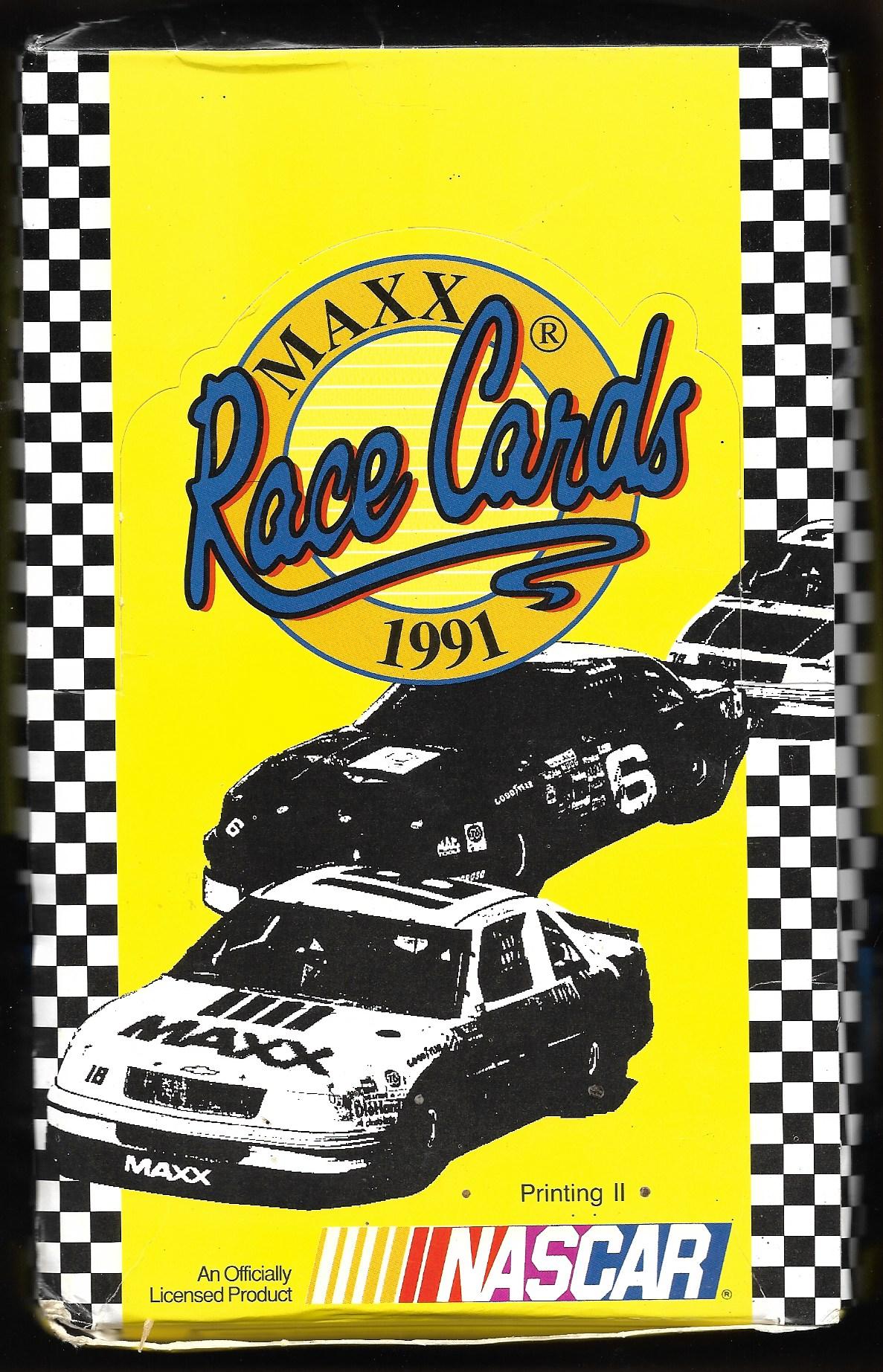 1991 MAXX NASCAR RACING CARDS - Now .LOT OF 10 PACKS