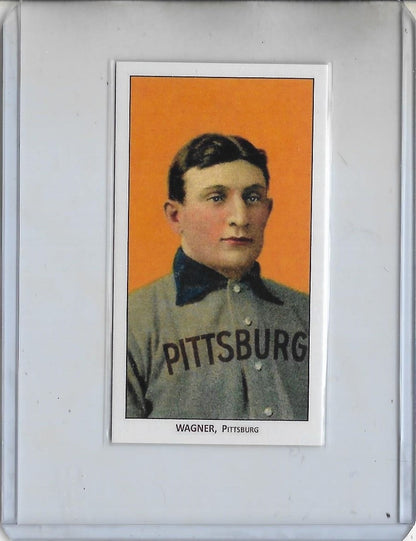 Honus Wagner 1980's Reprint RP 1910 T206 Baseball Tobacco Card Pirates