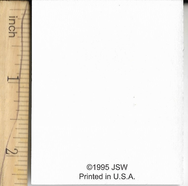 1995 JSW Unissued Baseball Art Card - JACKIE ROBINSON - BROOKLYN DODGERS