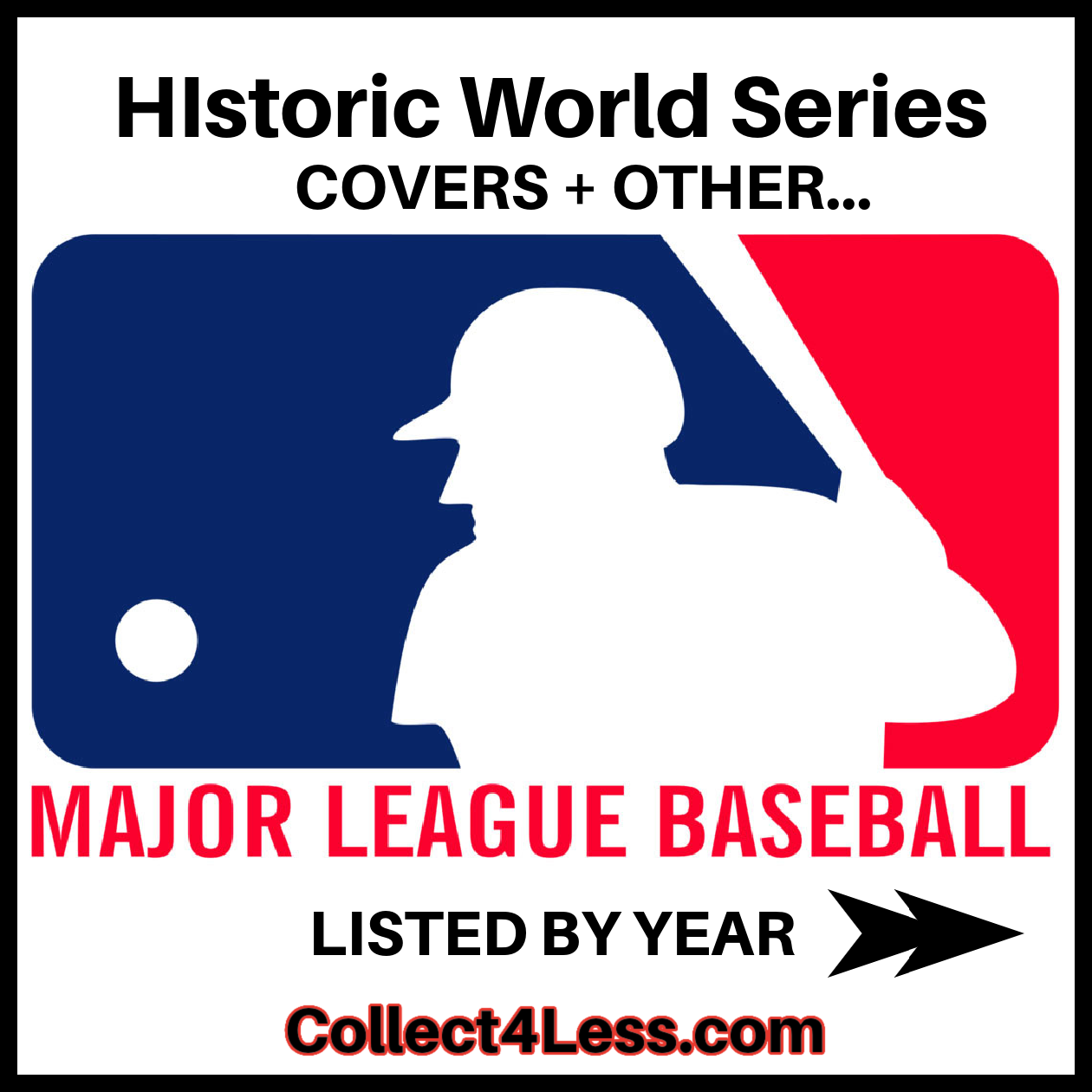 MLB WORLD SERIES POSTER & COVER GLOSSY PRINTS