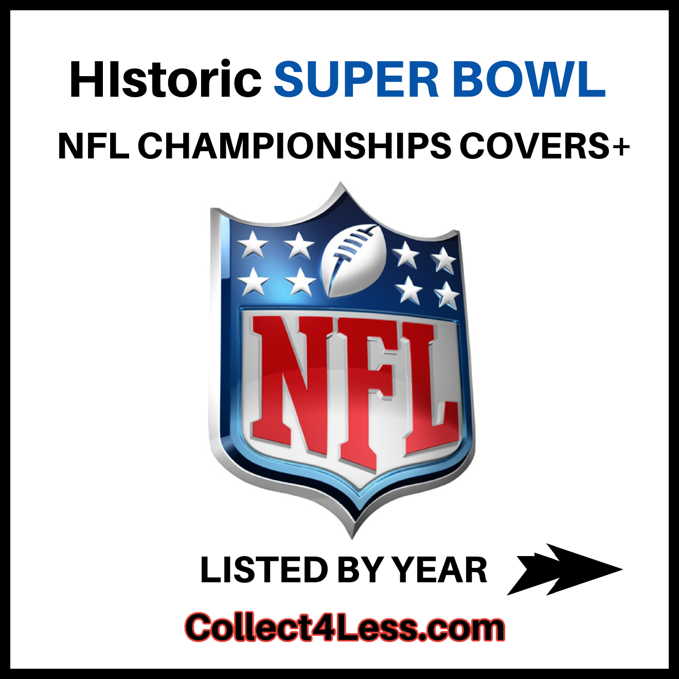 MFL CHAMPIONSHIP AND SUPERBOWL  POSTER & COVER GLOSSY PRINTS