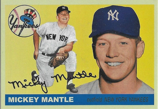 ACEO MICKEY MANTLE - NEW YORK YANKEES "FLASHBACK CARD" Style #1