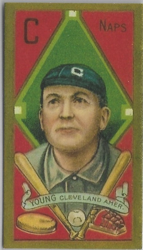1911 T205 CY YOUNG Sweet Caporal back Tabacco Card Gold Border