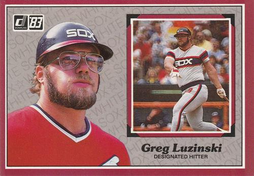 1983 DONRUSS ALL STAR SUPERSTAR CARD #4 GREG LUZINSKI - CHICAGO WHITE SOX