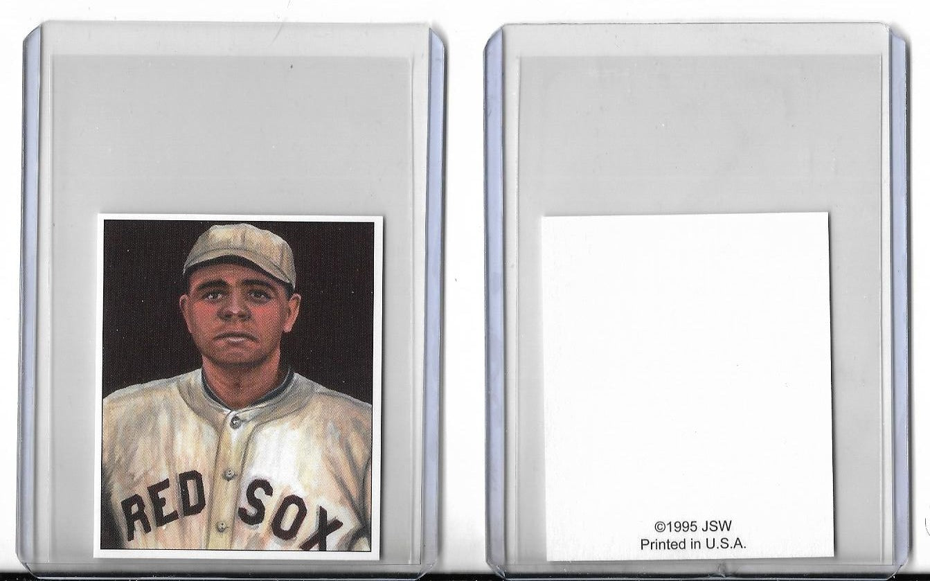 Babe Ruth Red Sox - Yankees or Both 1995 JSW Baseball Art Cards🏷️