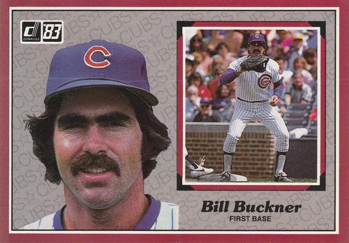 1983 DONRUSS ALL STAR SUPERSTAR CARD #7 BILL BUCKNER - CHICAGO CUBS