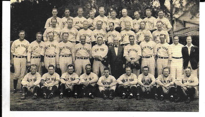 1927 Yankee 1932 Yankee or 1955 Dodgers 3 x 5 Team Cards W/Facs. Choice