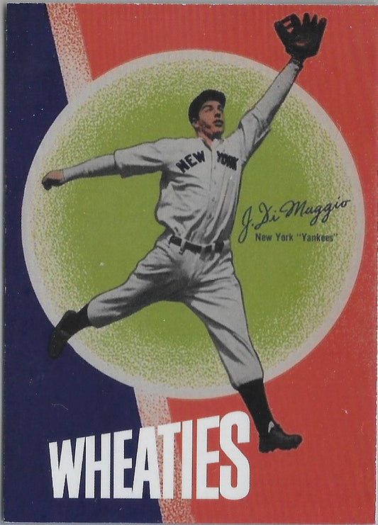 JOE DiMAGGIO , Vintage Style ACEO  WHEATIES Promo Ad card -   New York Yankees