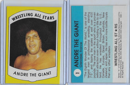 1982 Wrestling AS - #1 Andre the Giant Rookie Card RP