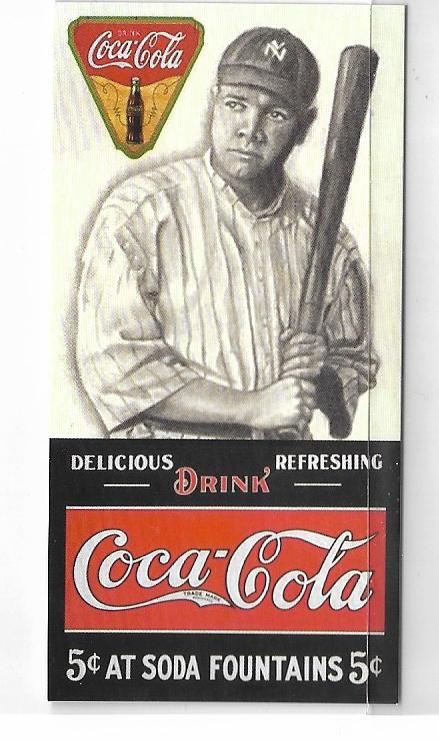 Babe Ruth Coca-Cola Advertising ACEO Baseball Card New York Yankees MLB HOF