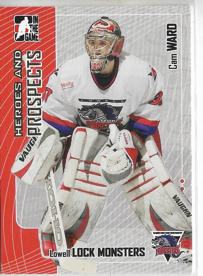 2005 Heros and Prospects #41 CAM WARD Rookie Card- CAROLINA HURRICANS