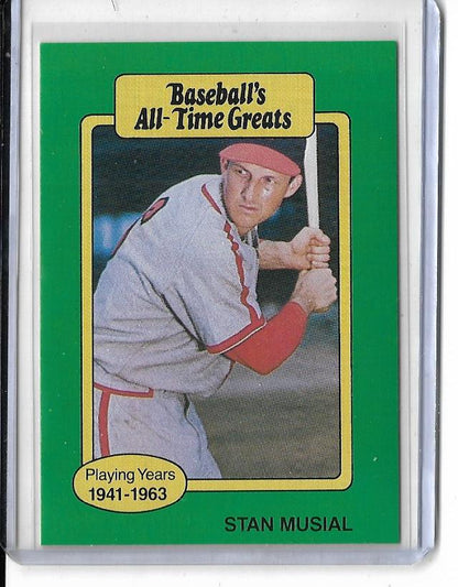 1987 Baseball All Time Greats STAN MUSIAL   ST.LOUIS CARDINALS