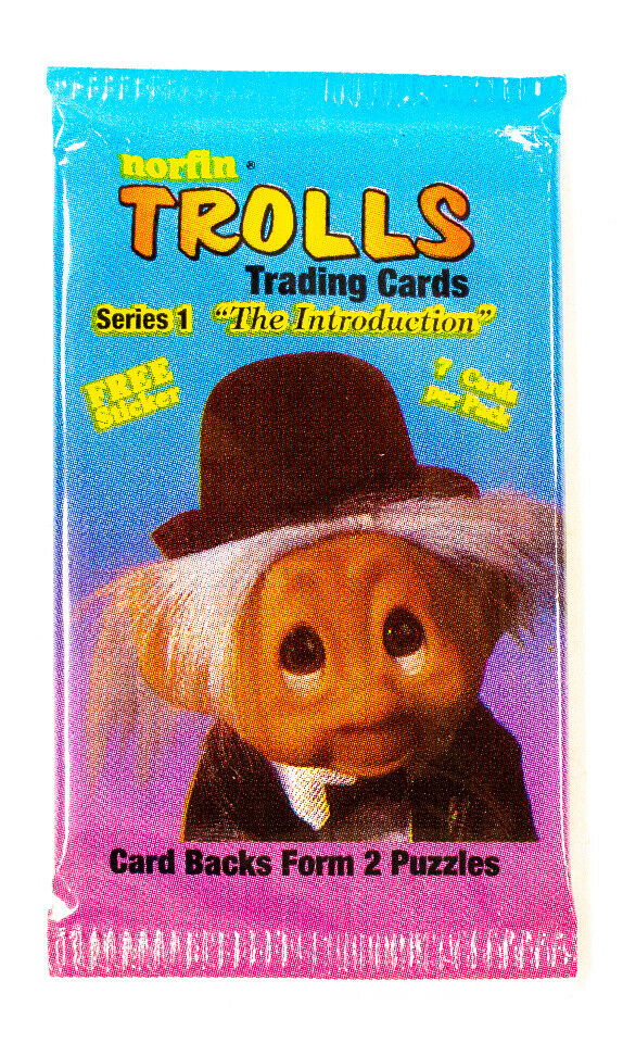 1992 Norfin TROLLS Trading Cards Series 1 - 10 PACK LOT