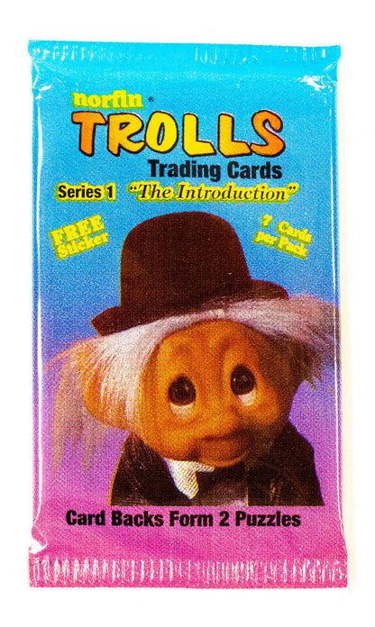 1992 Norfin TROLLS Trading Cards Series 1  - 10 PACK LOT