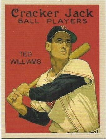 Cracker Jack Vintage Style ACEO Cards - HOF Baseball Greats- TED WILLIAMS
