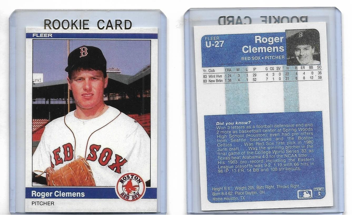 roger clemens rookie