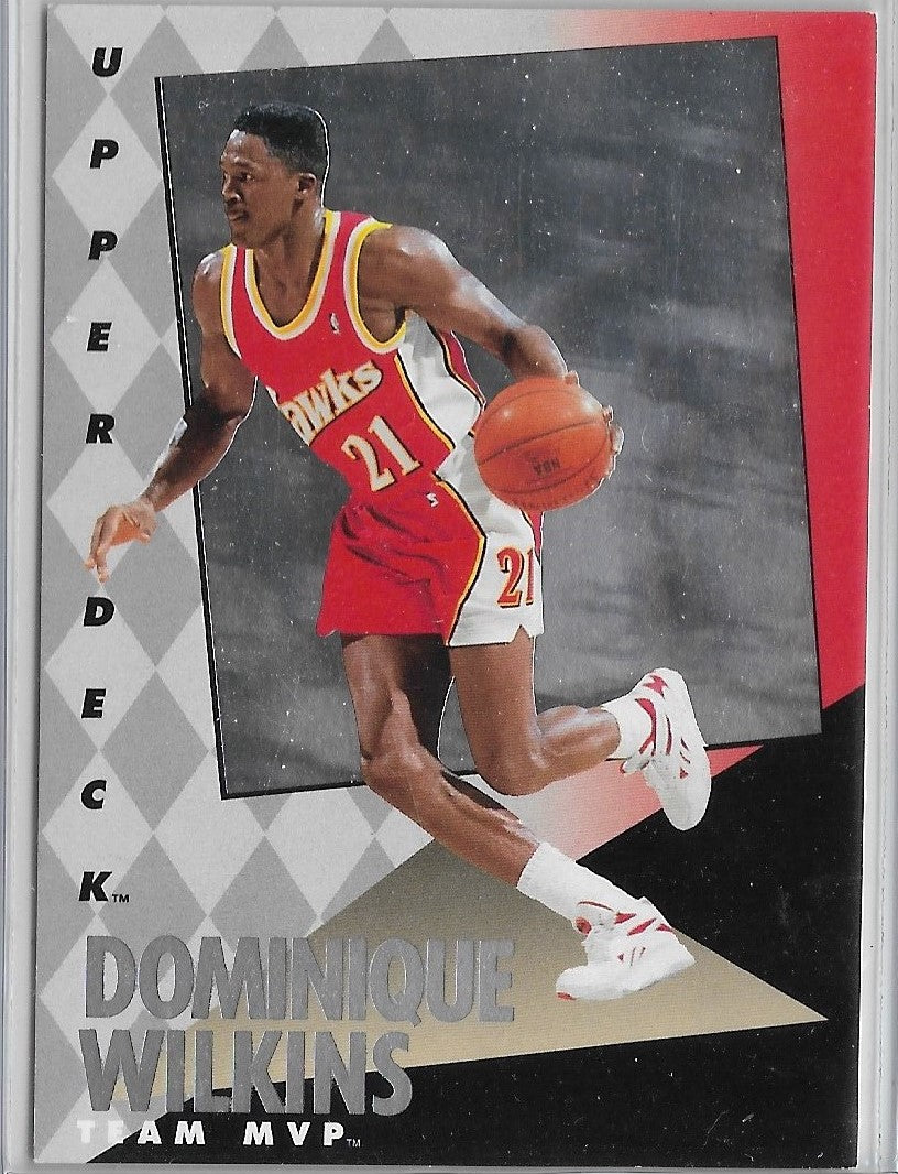 HOF:  1993/94 Upper Deck  DOMINIQUE  WILKINS MVP HOLOGRAM #1 Atlanta Hawks