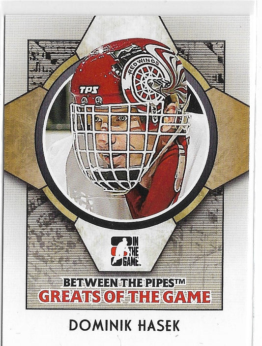 2009 ITG BETWEEN THE PIPES #83 DOMINIK HASEK MINT CONDITION ORIGINAL