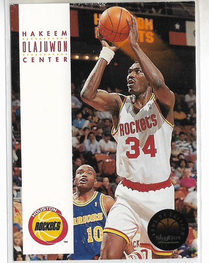 1993 SKYBOX #81 HAKEEM OLAJUWON - Houston Rockets - Original Mint