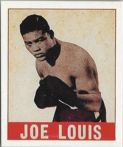 1948 LEAF #48 JOE LOUIS VINTAGE STYLE REPRINT BOXING CHAMPION CARD