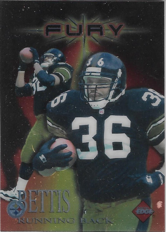 1997 Collector's Edge Extreme Football Fury #1 JEROME BETTIS - PITTSBURG STEELERS