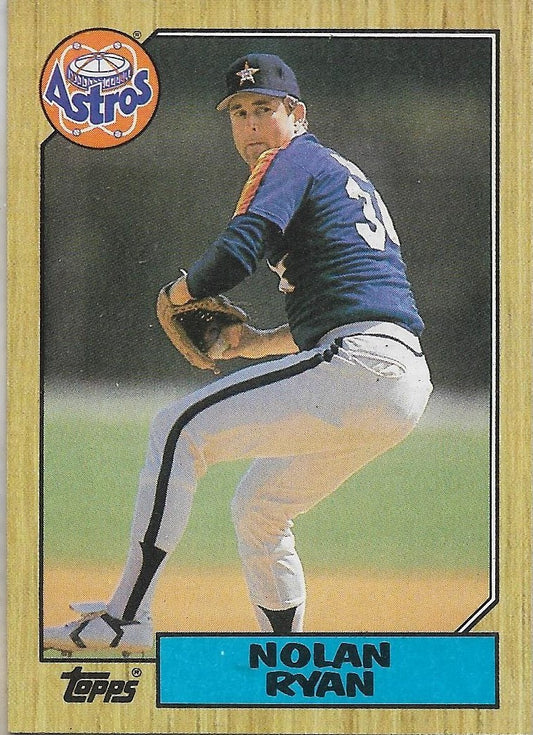 1987 Topps #757 NOLAN RYAN HOUSTON ASTROS   MLB HOF GREAT - MINT